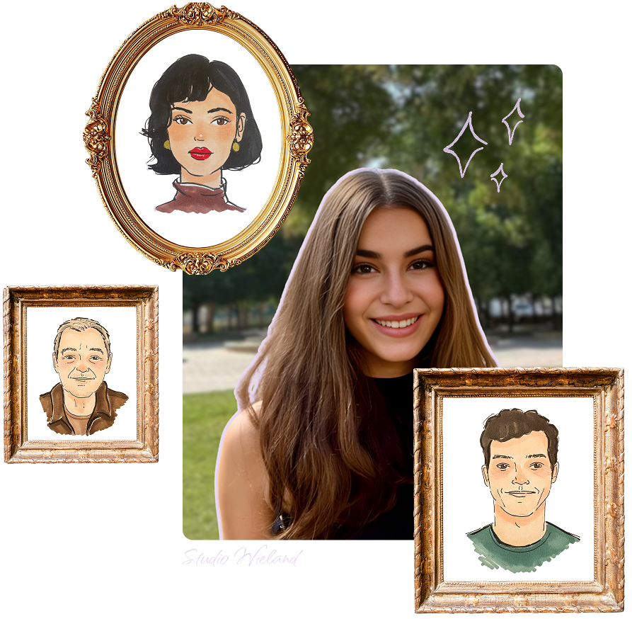 live illustrator bruiloft