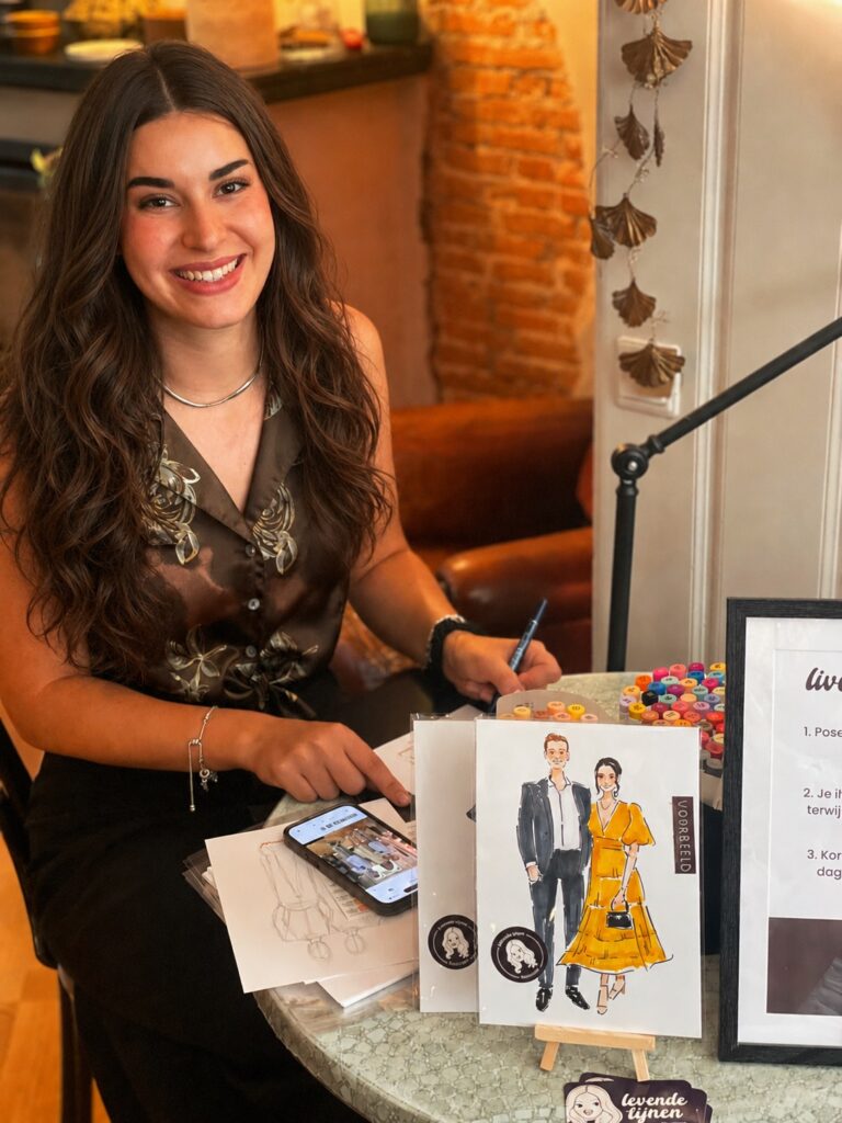 Live illustrator bruiloft boeken